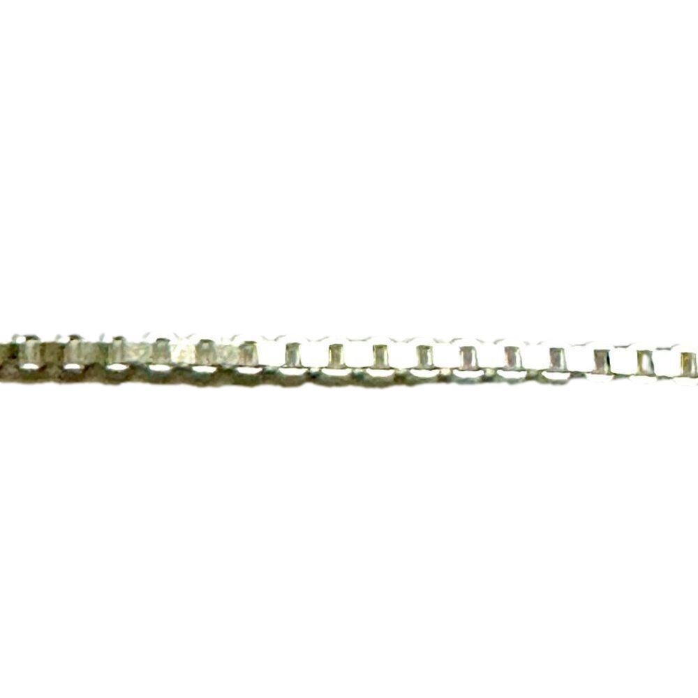 Box Chain 16 or 18 inch. Made in Italy Sterling Silver 925 Stamped